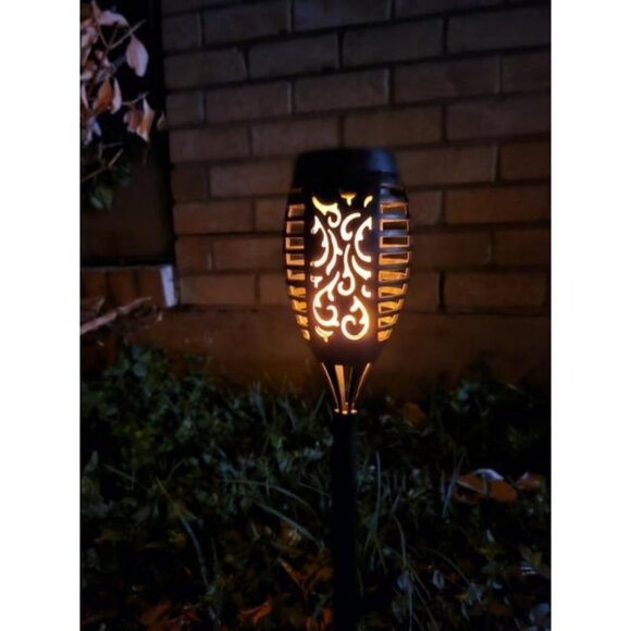 Solar Lights Outdoor, 8Pack Solar Torch Light with Flickering Flame, Waterproof - Picture 2 of 3